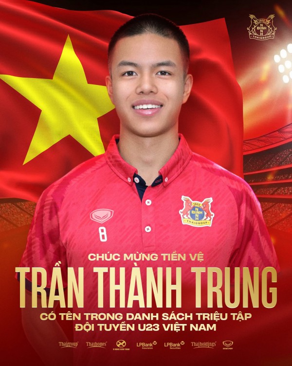 HLV Kim Sang-sik gọi tiền vệ Việt kiều Trần Thành Trung lên U.23 Việt Nam