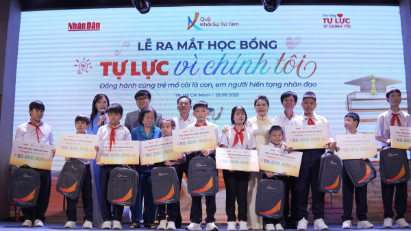 Ra mắt học bổng Tự lực vì chính tôi cho con em có người thân hiến tạng Ra mắt học bổng Tự lực vì chính tôi cho con em có người thân hiến tạng