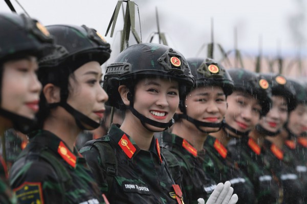 Nữ chiến sĩ sinh ngày 2.9 xúc động khi tham gia diễu binh A80 Nữ chiến sĩ sinh ngày 2.9 xúc động khi tham gia diễu binh A80