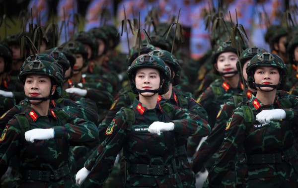 Nữ chiến sĩ sinh ngày 2.9 xúc động khi tham gia diễu binh A80 Nữ chiến sĩ sinh ngày 2.9 xúc động khi tham gia diễu binh A80
