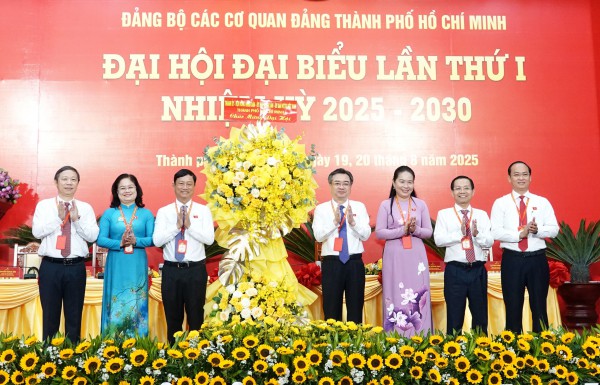 283 đại biểu về dự Đại hội Đảng bộ các cơ quan Đảng TP.HCM