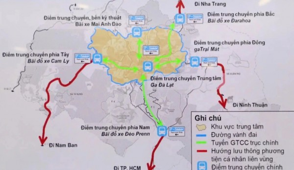 Đẩy nhanh xây dựng 2 bãi xe để giảm ùn tắc giao thông tại Đà Lạt