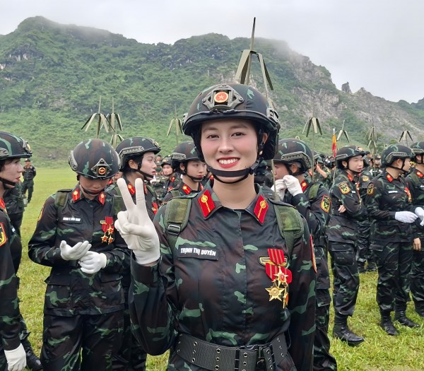 Nữ chiến sĩ sinh ngày 2.9 xúc động khi tham gia diễu binh A80 Nữ chiến sĩ sinh ngày 2.9 xúc động khi tham gia diễu binh A80
