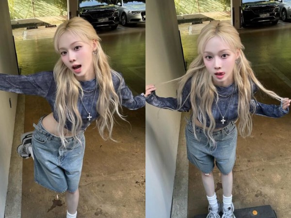 Sao Hàn lăng xê quần jeans lửng thành item hot mùa thu