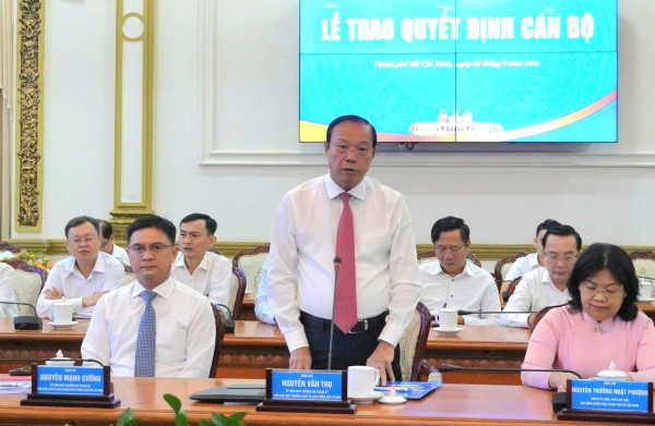 TP.HCM bổ nhiệm 4 lãnh đạo Ban Quản lý khu Nông nghiệp Công nghệ cao TP.HCM bổ nhiệm 4 lãnh đạo Ban Quản lý khu Nông nghiệp Công nghệ cao