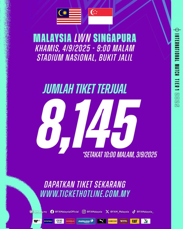 Ế vé thê thảm trận Malaysia gặp Singapore, cầu thủ nhập tịch là vấn đề?