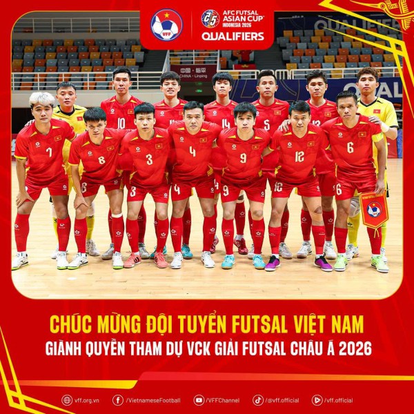Lịch thi đấu tuyển Việt Nam tại VCK futsal châu Á: Chưa có bản quyền phát sóng?