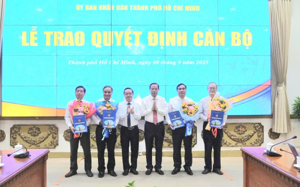 TP.HCM bổ nhiệm 4 lãnh đạo Ban Quản lý khu Nông nghiệp Công nghệ cao TP.HCM bổ nhiệm 4 lãnh đạo Ban Quản lý khu Nông nghiệp Công nghệ cao