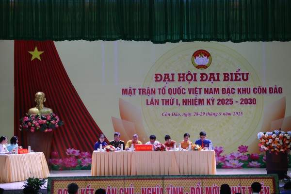 Ủy ban MTTQ Việt Nam đặc khu Côn Đảo đại hội đại biểu lần thứ nhất