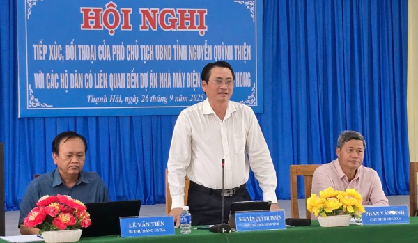 Vĩnh Long thành lập Hội đồng giải quyết vấn đề tại Dự án Điện gió Thanh Phong