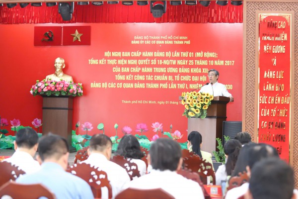 Đảng ủy các cơ quan Đảng TP.HCM: Sắp xếp tổ chức bộ máy giúp giảm chồng chéo