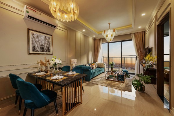 Đặc quyền tại căn hộ 3PN Hanoi Melody Residences: 100% căn góc, 270 độ tầm nhìn