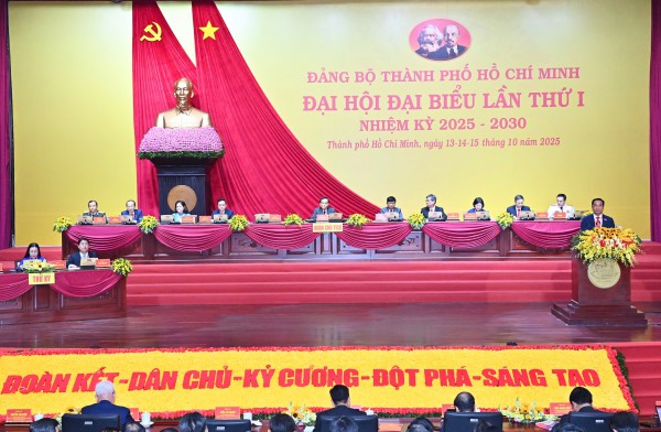 Đại hội Đảng bộ TP.HCM: Bí thư Trần Lưu Quang nêu 2 nội dung quan trọng