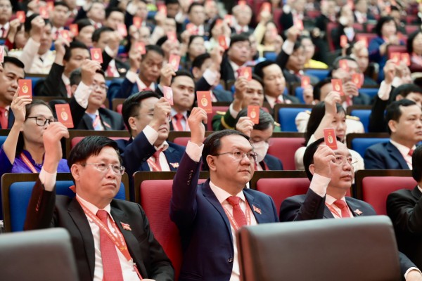 Hình ảnh ngày đầu Đại hội Đảng bộ TP.HCM lần thứ I, nhiệm kỳ 2025 - 2030
