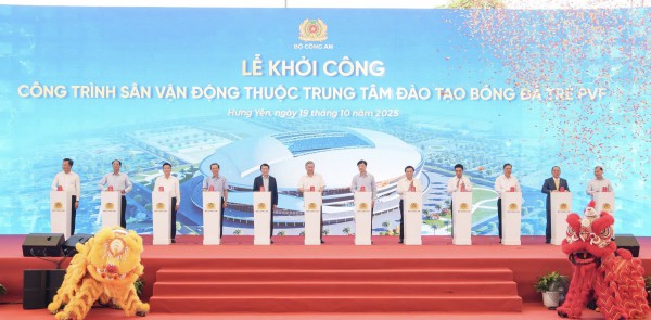 Tổng Bí thư Tô Lâm dự lễ khởi công xây dựng sân vận động PVF 60.000 chỗ ngồi Tổng Bí thư Tô Lâm dự lễ khởi công xây dựng sân vận động PVF 60.000 chỗ ngồi