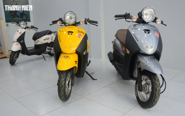 Xe tay ga tiết kiệm xăng Honda Today 50 về Việt Nam 20 chiếc