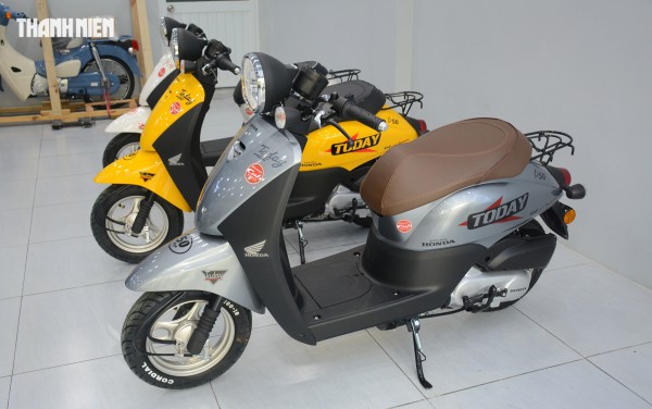 Xe tay ga tiết kiệm xăng Honda Today 50 về Việt Nam 20 chiếc