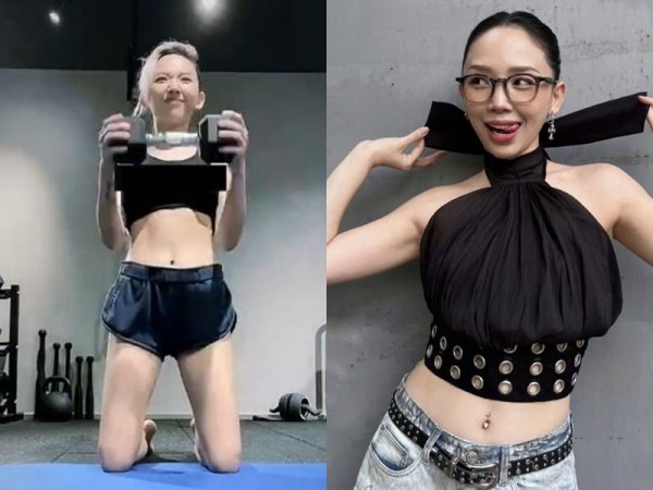 Sao Việt khỏe đẹp: Tóc Tiên eo thon dáng nuột nhờ tập gym Sao Việt khỏe đẹp: Tóc Tiên eo thon dáng nuột nhờ tập gym