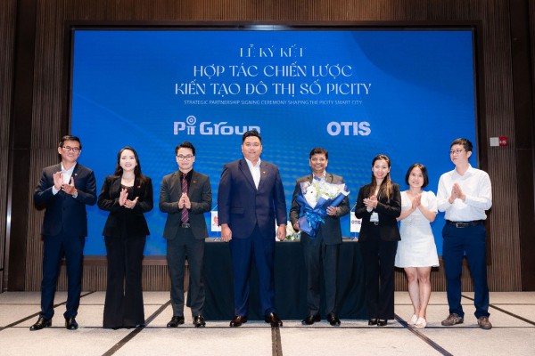 Pi Group ký kết chiến lược với đối tác quốc tế kiến tạo Đô thị số Picity