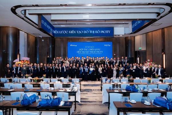 Pi Group ký kết chiến lược với đối tác quốc tế kiến tạo Đô thị số Picity
