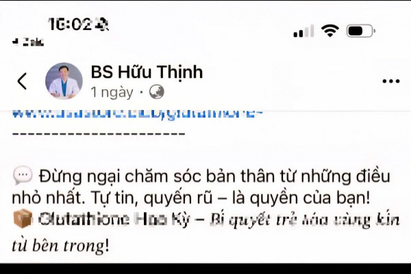 Bác sĩ Cao Hữu Thịnh 'kêu cứu' vì bị sử dụng hình ảnh để quảng cáo