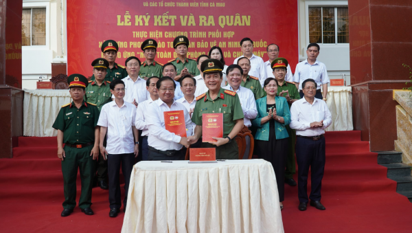 Cà Mau phát huy sức mạnh toàn dân trong bảo vệ an ninh Tổ quốc