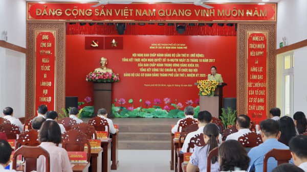 Đảng ủy các cơ quan Đảng TP.HCM: Sắp xếp tổ chức bộ máy giúp giảm chồng chéo