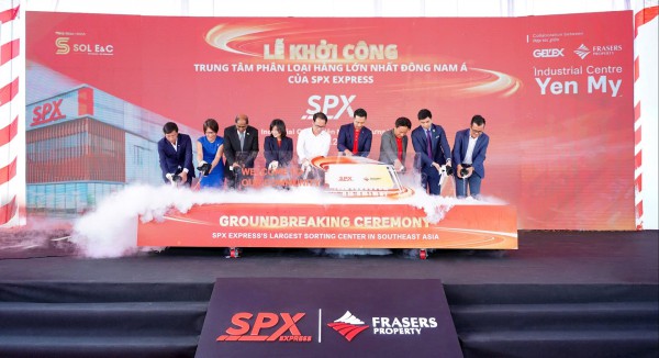 Hưng Yên: SPX Express khởi công trung tâm phân loại hàng hóa 17 hecta