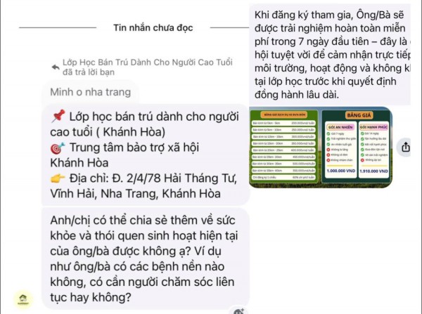 Khánh Hòa cảnh báo chiêu lừa mạo danh mở lớp bán trú cho người cao tuổi