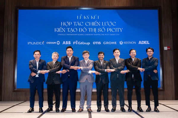 Pi Group ký kết chiến lược với đối tác quốc tế kiến tạo Đô thị số Picity