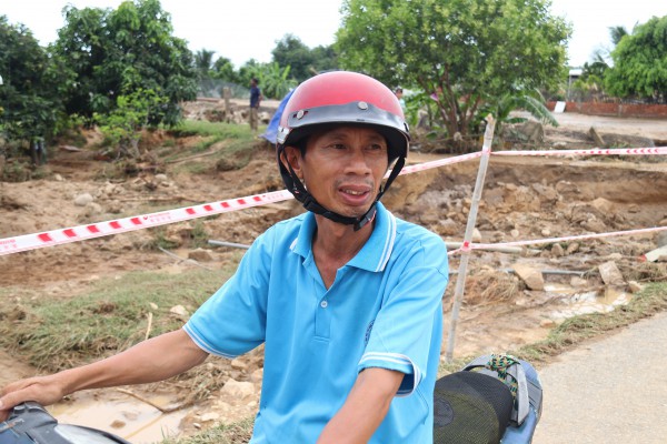 Vụ vỡ hồ chứa nước ở Tuy Phong: Chủ tịch UBND tỉnh yêu cầu điều tra, làm rõ