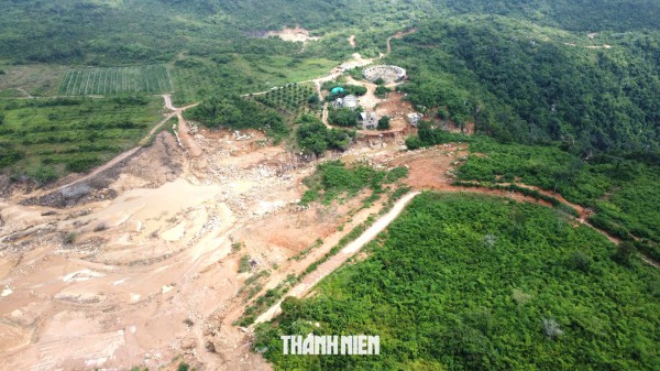 Vỡ hồ chứa nước ở Tuy Phong: Cận cảnh 'ao chứa' rộng tới 18 ha