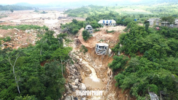 Vỡ hồ chứa nước ở Tuy Phong: Cận cảnh 'ao chứa' rộng tới 18 ha