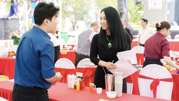 Độc đáo những thức uống 'xanh' xuất hiện ở lễ hội ẩm thực chay 2025 tại TP.HCM