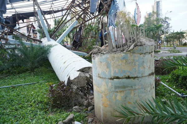 Vùng biển Gia Lai hoang tàn sau bão Kalmaegi Vùng biển Gia Lai hoang tàn sau bão Kalmaegi