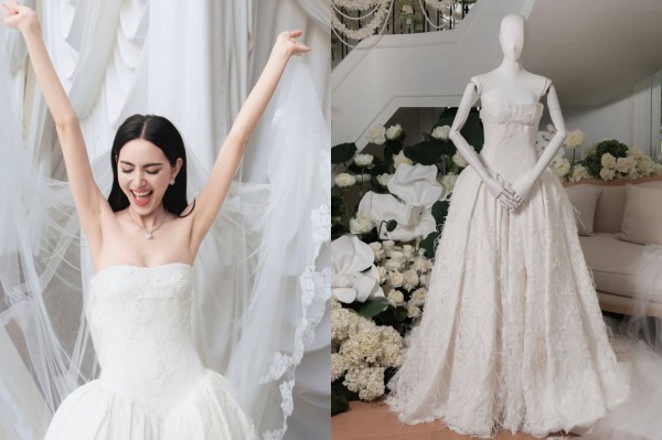 Chiếc váy cưới tôn phong cách cho 