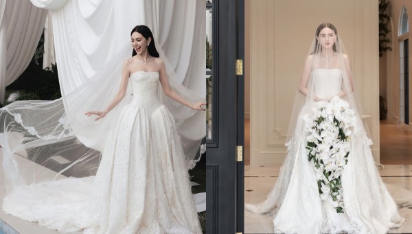 Chiếc váy cưới tôn phong cách cho 