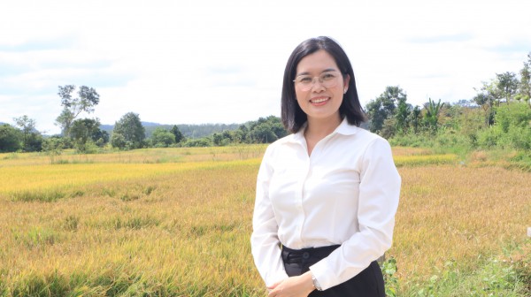 Cánh đồng lúa đẹp như tranh vẽ tại Đồng Nai