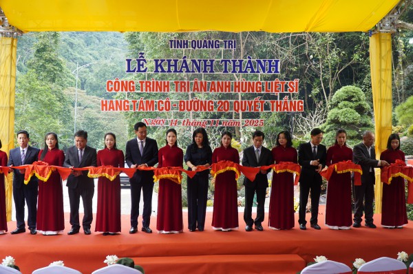 Khánh thành công trình tôn tạo Di tích quốc gia đặc biệt Hang Tám Cô