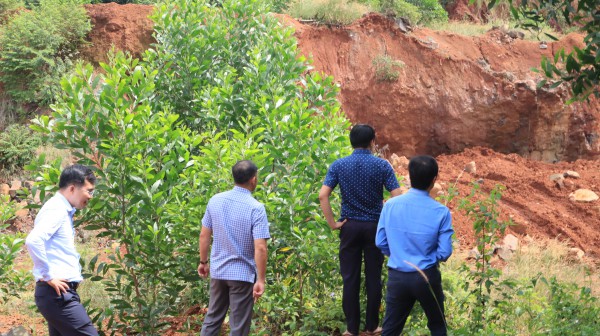 Vụ khai thác khoáng sản trái phép ở xã Bom Bo: 'Mỏ đá' nằm trong lâm phần Vụ khai thác khoáng sản trái phép ở xã Bom Bo: 'Mỏ đá' nằm trong lâm phần