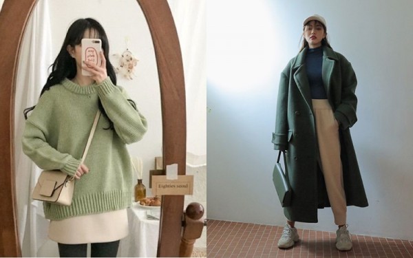 Trang phục màu xanh lá tôn làn da cho phụ nữ châu Á Trang phục màu xanh lá tôn làn da cho phụ nữ châu Á