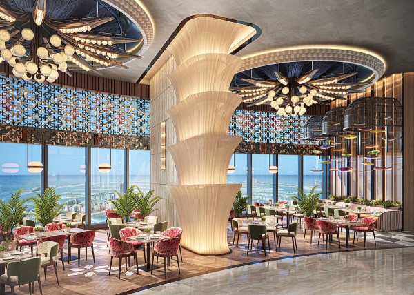 Bên trong khách sạn cao nhất thế giới với 82 tầng