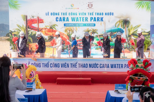 CaraWorld Cam Ranh động thổ công viên nước 6.7 ha CaraWorld Cam Ranh động thổ công viên nước 6.7 ha