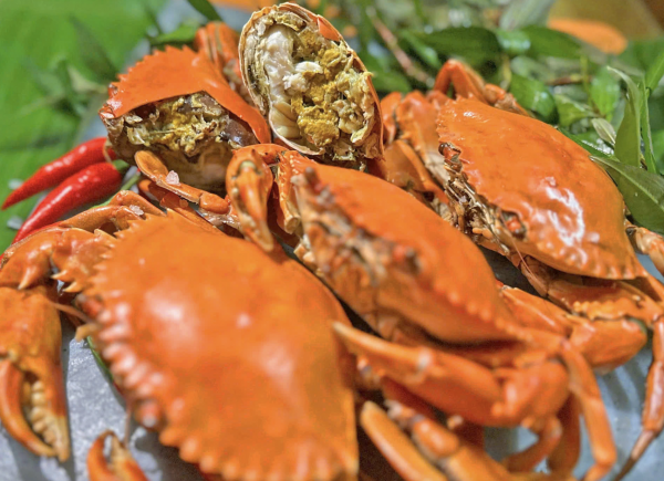 Hôm nay ngày đầu lễ hội ẩm thực cua Cà Mau ở TP.HCM: Thực khách hào hứng