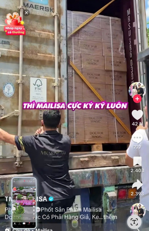 Kết quả hậu kiểm mỹ phẩm do thẩm mỹ viện Mailisa buôn bán ra sao? Kết quả hậu kiểm mỹ phẩm do thẩm mỹ viện Mailisa buôn bán ra sao?