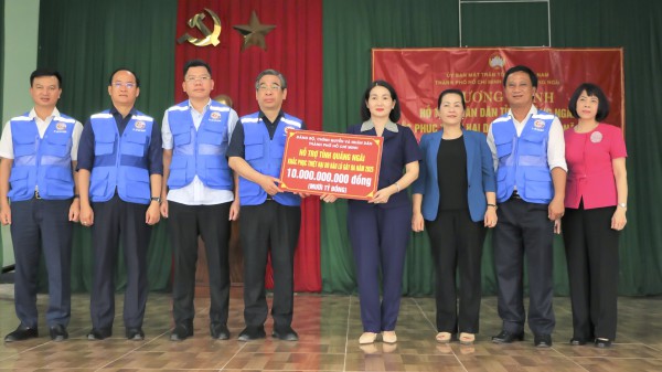 TP.HCM hỗ trợ Quảng Ngãi 10 tỉ đồng khắc phục hậu quả 2 cơn bão