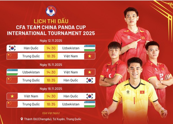 U.23 Việt Nam khởi đầu ấn tượng tại Trung Quốc, đấu U.23 Uzebekistan ngày nào?