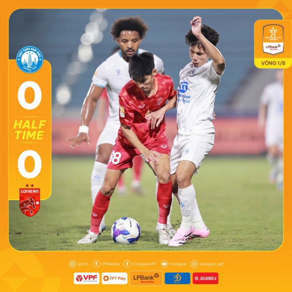 Xuân Son tái xuất, Nam Định vẫn thắng nhọc Long An: Vào  tứ kết Cúp quốc gia