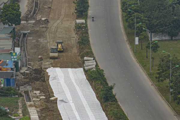 Đường nối 2 tuyến vành đai tại Hà Nội dần hình thành