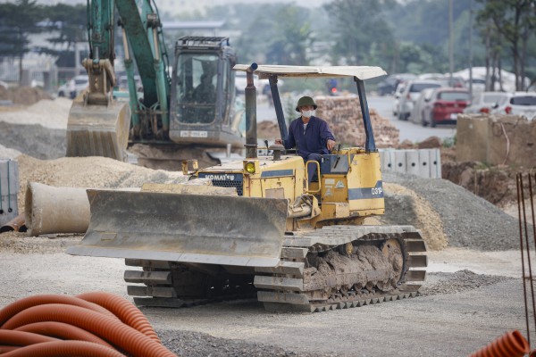 Đường nối 2 tuyến vành đai tại Hà Nội dần hình thành